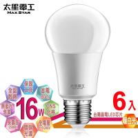 太星電工 LED燈泡 E27/16W/暖白光(6入)