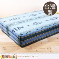 魔法Baby~台灣製單人3x6尺雙面布透氣床墊 學生床墊~u2304