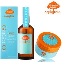 Morocco GaGa Oil 摩洛哥護髮專科堅果油100ml+修護滋養護髮膜100ml