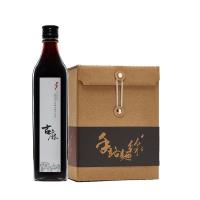 古麻頂級黑芝麻油520ml+手路麵線文創盒(4入8人份/每入140克)