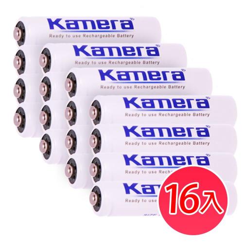 Kamera 4號低自放充電電池 (16入)