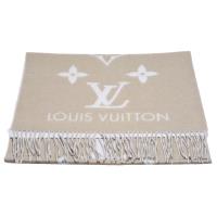 LV M70462 REYKJAVI系列Monogram花紋喀什米爾羊毛圍巾(灰樹色)