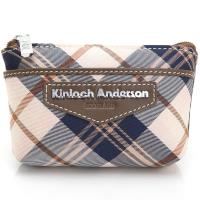 【Kinloch Anderson 金安德森】零錢包 英式學院 經典方款2nd拉鍊鎖環-咖啡(KA151210CFF)