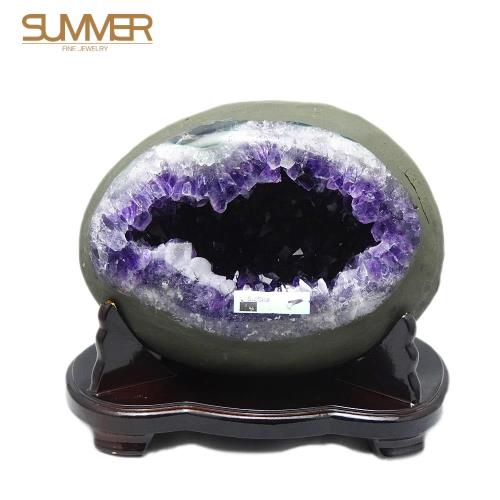SUMMER寶石 圓滿招財天然紫晶洞《5.2KG》(X049)