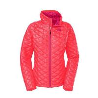 The North Face 女 ThermoBall保暖兜帽外套 紅毛丹粉 C774G14