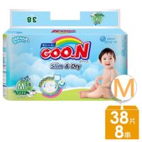 GOO.N 日本大王紙尿褲-國際版小包裝M(38片x8串/箱)
