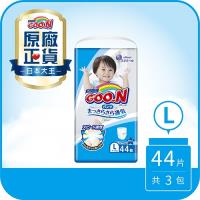 GOO.N日本大王尿布 男褲型L-境內版透氣舒柔(44片X3串)