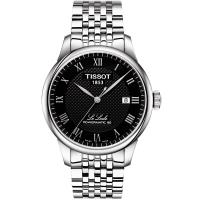 TISSOT 天梭 LE LOCLE 力洛克80動力儲存機械錶(黑/40mm) T0064071105300