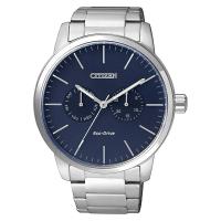 CITIZEN Eco-Drive光動能日曆腕錶 藍 44mm AO9040-52L