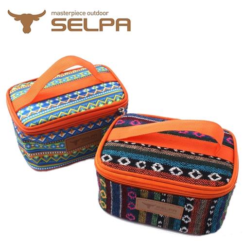 韓國SELPA 民族風收納袋/化妝包/盥洗包(兩款任選)