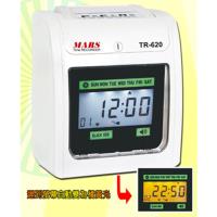 MARS TR-620 六欄位微電腦智慧型雙色打卡鐘-數位液晶