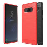 YANGYI 揚邑-Samsung Galaxy Note 8 6.3吋 碳纖維拉絲紋軟殼散熱防震抗摔手機殼