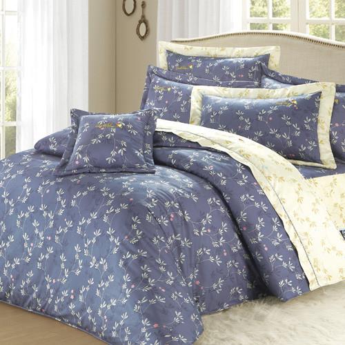 Arnold Palmer雨傘牌浮草之詩-60紗精梳純棉床罩雙人加大七件組