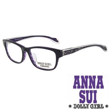 【ANNA SUI 安娜蘇】Dolly Girl系列朝流光學眼鏡花卉圖騰款‧(兩色 DG519)