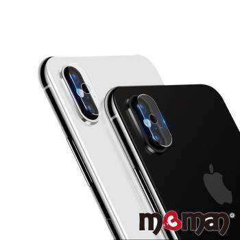 Mgman iPhone X  鋼化玻璃鏡頭保護貼-雙孔