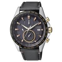 CITIZEN 星辰鈦金屬 穿梭時間 全球電波腕錶-黑/42mm AT8158-14H