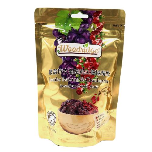 森之果物嚴選葡萄乾+蔓越莓350G-6包/組