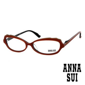 Anna Sui 日本安娜蘇 魔幻時尚造型光學眼鏡(橘) AS097E03