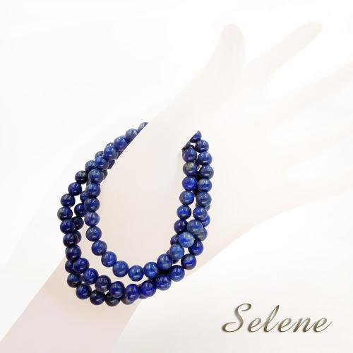 【Selene 珠寶】青金石3圈手珠(5-6mm)