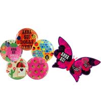 ANNA SUI 安娜蘇 Dolly Girl 薔薇蝴蝶吸鐵組六入
