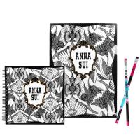 ANNA SUI 安娜蘇 魔法星願文件夾+魔法星願筆記本+DOLLY GIRL 鉛筆組
