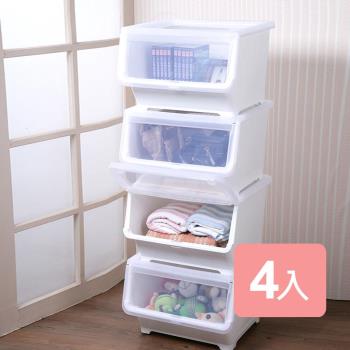 真心良品收納箱38L-4入