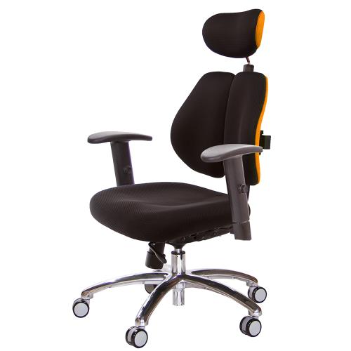 GXG 人體工學 雙背椅 (鋁腳/升降扶手) TW-2994LUA5