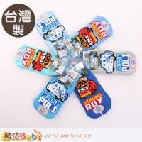 魔法Baby 男寶寶止滑襪 台灣製POLI正版直版襪(隨機出貨 3雙一組)~k50189