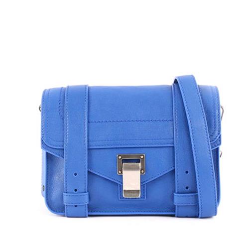 PROENZA SCHOULER mini cross-body斜背包(銀釦)(孟菲斯藍) H00338 L001E 5064