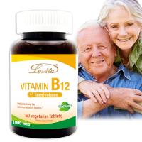【Lovita 愛維他】高單位緩釋型維生素B12 1000mcg (60錠/瓶)
