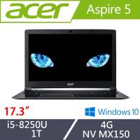 Acer宏碁 Aspire 5 大尺寸獨顯筆電 A517-51G-51QL 17.3吋/i5-8250U/4G/1T/MX150