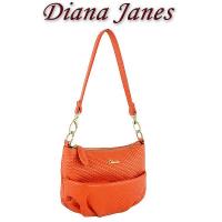 【Diana Janes 黛安娜】牛皮個性皮紋小女包