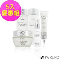 【3W CLINIC】膠原嫩白5件組(化妝水+乳液+精華液+眼霜+精華霜)