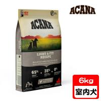 ACANA愛肯拿 無穀低卡犬配方 狗飼料 雞肉+蔬果 6公斤*1