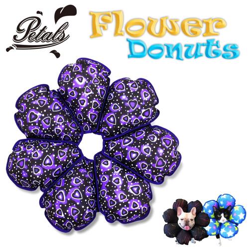 Petals Flower Dounts 寵物花朵頭套XL號(曖昧紫)