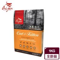 Orijen渴望 挑嘴貓配方 貓飼料 全齡貓專用 野牧鮮雞+鮮魚 1公斤/2.2LB*1包