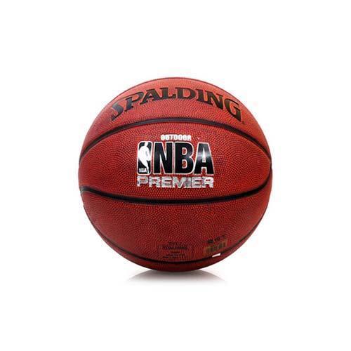 SPALDING NBA PREMIER 7號籃球-室外球 斯伯丁 深橘