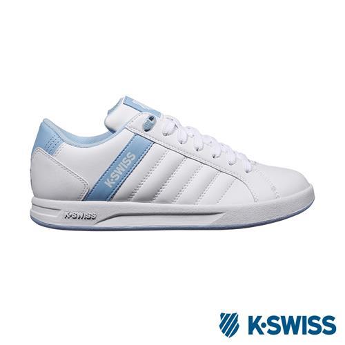 K-Swiss Lundahl WT S休閒運動鞋-女-白/淺藍