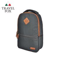 【TRAVEL FOX 旅狐】極簡酷黑豬鼻筆電後背包 (TB680-01)黑色