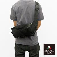 【TRAVEL FOX 旅狐】經典防潑水臀/腰/斜背包 (TB236-01) 黑色