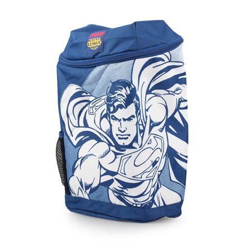 PUMA 正義聯盟後背包-雙肩包 旅行包 肩背包DC COMICS 12L 藍白