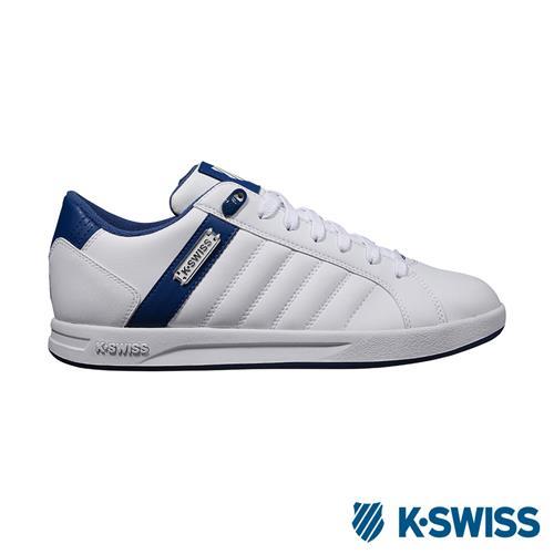 K-Swiss Lundahl WT S休閒運動鞋-男-白/深藍