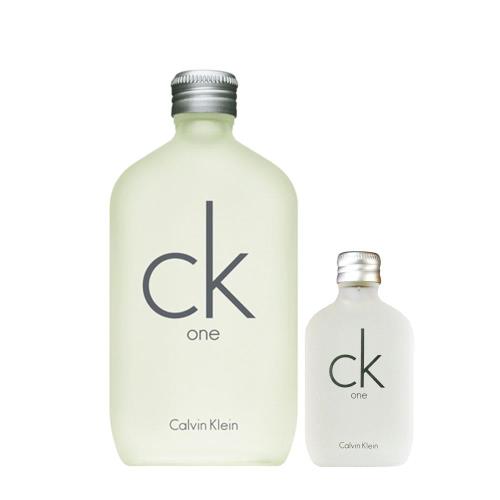 CK ONE 中性淡香水 100ml 贈同款小香15ml