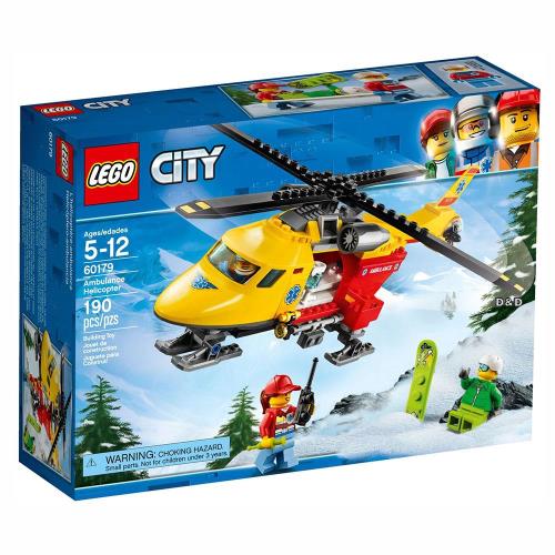 【 樂高積木 LEGO 】《 LT60179 》City 城市系列 - 救護直升機