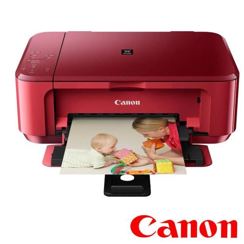 Canon PIXMA MG3670 多功能相片複合機(紅)