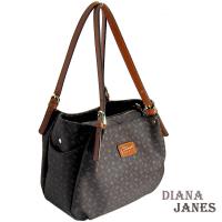 任-【Diana Janes 黛安娜】晶鑽 LOGO水桶多層兩用女包