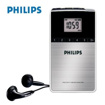 PHILIPS 飛利浦迷你攜帶式數位收音機 AE6790