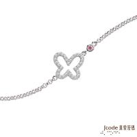 Jcode真愛密碼 蝴蝶效應純銀手鍊