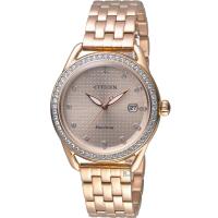 星辰 CITIZEN Ladies璀璨光芒光動能腕錶 FE6119-85X