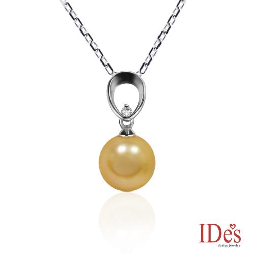 IDes design 設計款南洋深海貝珠10mm金珠項鍊/鍾愛